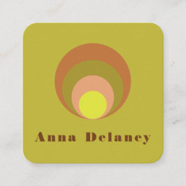 Retro-Inspirierte Visitenkarte