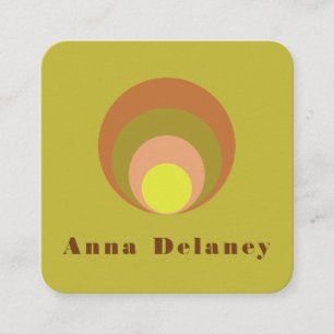 Retro-Inspirierte Visitenkarte