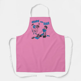 Retro inspirierter Tune Tote "Shake and Bake" Apro Schürze