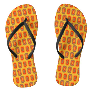 Retro-Inspiriertes Muster Flip Flops