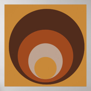 Retro-Inspiriertes Poster