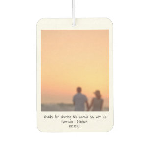 Retro Instant Foto Namen Braut Brauchtum Autolufterfrischer