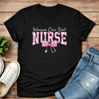 Retro-Intensivstation-Krankenschwester Intensivsta T-Shirt