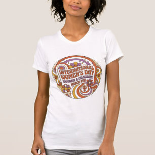 Retro Internationaler Frauentag-Feier T-Shirt
