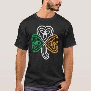 Retro Ireland Kleeblatt Funny St Patrick S Day Iri T-Shirt