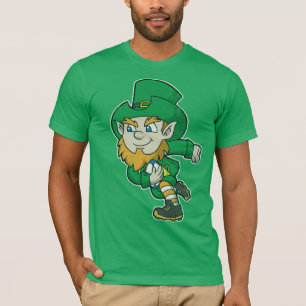 Retro irischer Rugby-Kobold T-Shirt
