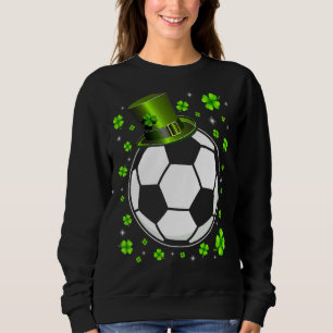 Retro Irish Soccer Kleeblatt Sports St Patrick S D Sweatshirt