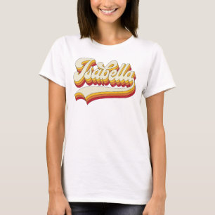 Retro Isabella Name 70er Jahre Vintage-Design T-Shirt
