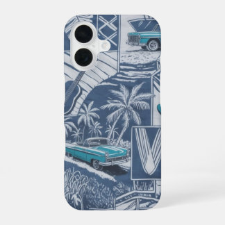 Retro Island Cruiser iPhone 16 Hülle