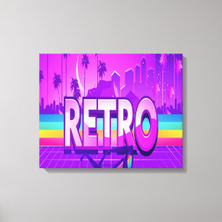 RETRO ist mein Ding Leinwanddruck