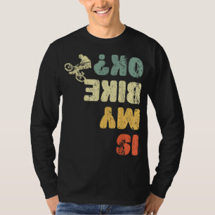 Retro Ist Mein Fahrrad Ok Jugend Männer Kinder Fra T-Shirt