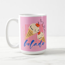 Retro Italian Ice Cream Cones Kaffeetasse