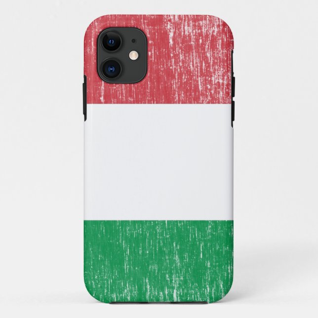 Retro italienischer Flagge iPhone 5 Fall Case-Mate iPhone Hülle (Rückseite)