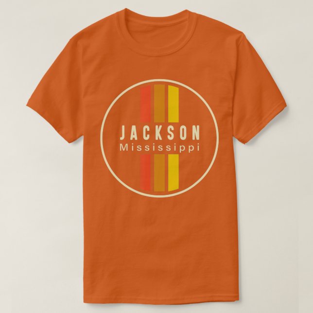 Retro Jackson Mississippi T-Shirt (Design vorne)