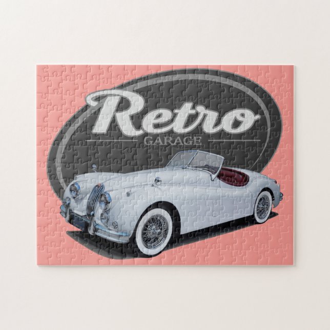 Retro-Jagd Puzzle (Horizontal)