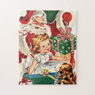 Retro-Jahrgang Weihnachten Puzzle