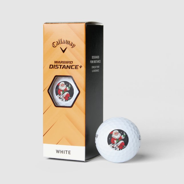 Retro-Jahrgang Weihnachten Weihnachtsfeiertag Golfball (Verpackungen)