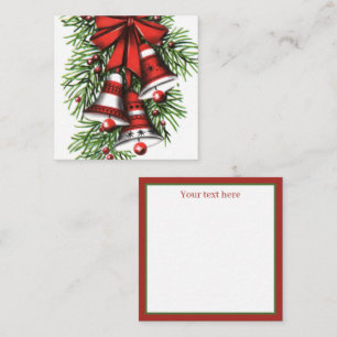 Retro-Jahrgang Weihnachtsbrötchen Urlaub Mitteilungskarte