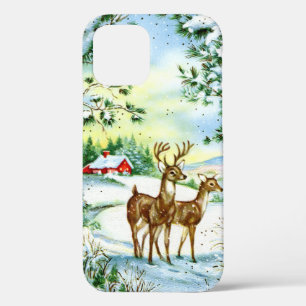 Retro-Jahrgang Weihnachtsfeiertag Case-Mate iPhone Hülle