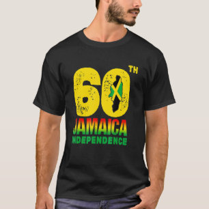 Retro Jamaica 60. Unabhängigkeitstag 2022 Jamaikan T-Shirt