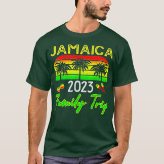 Retro Jamaica Familienurlaub 2023 Jamaika Holida T-Shirt