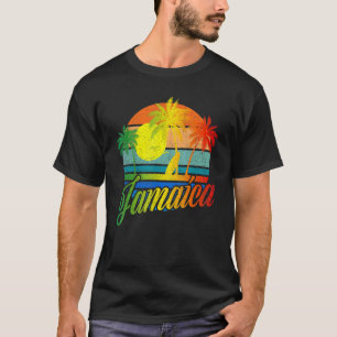 Retro Jamaica Sommerstrand Urlaub für Männer Fraue T-Shirt