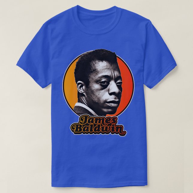 Retro James Baldwin Tribute T-Shirt (Design vorne)