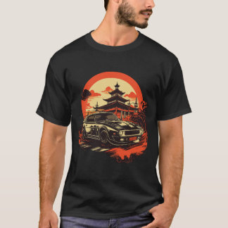Retro Japanese Street Racing - Retro JDM Drifting T-Shirt