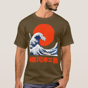 Retro Japanisch Great Wave Graphic T-Shirt