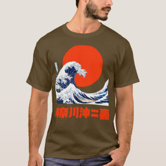 Retro Japanisch Great Wave Graphic T-Shirt