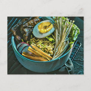 Retro japanische Kunst Postkarte