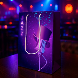 Retro-Jazz-Party-Geschenktüte Mittlere Geschenktüte