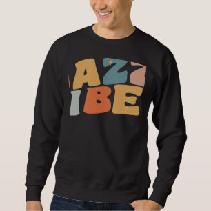 Retro-Jazz-Vibes-Lehrerin Frauen Kinder Sweatshirt