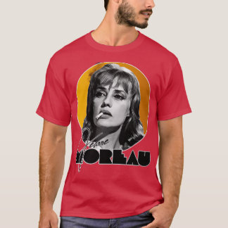 Retro Jeanne Moreau Gold Tribute T-Shirt