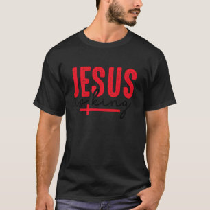 Retro Jesus ist König Christlich - Bibelvers Glaub T-Shirt