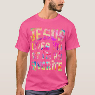 Retro Jesus liebt dich, aber ICH bin sein Favorit T-Shirt