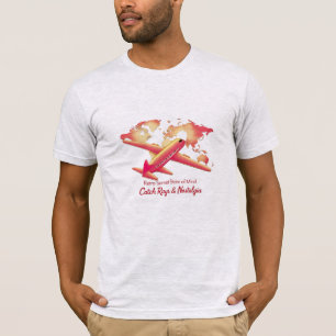 Retro Jetset Staat von Gedankenwelt - Fang-Feigen T-Shirt