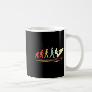 Retro-Jetski-Fahren Humor Vintage-Wasserfahrzeug-J Kaffeetasse