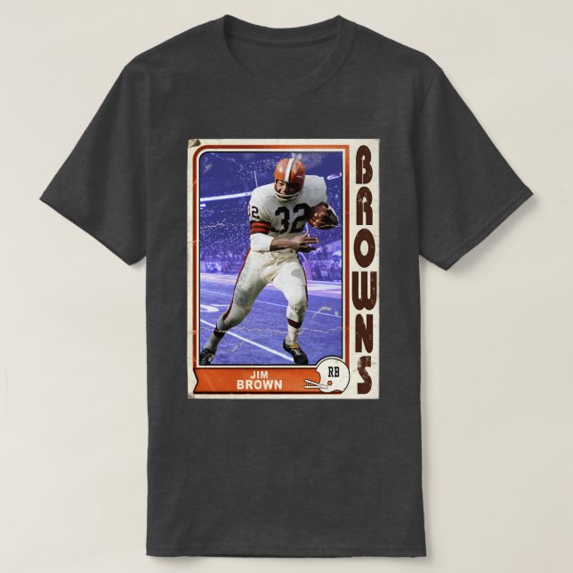 Retro Jim Brown Trading d T-Shirt (Design vorne)