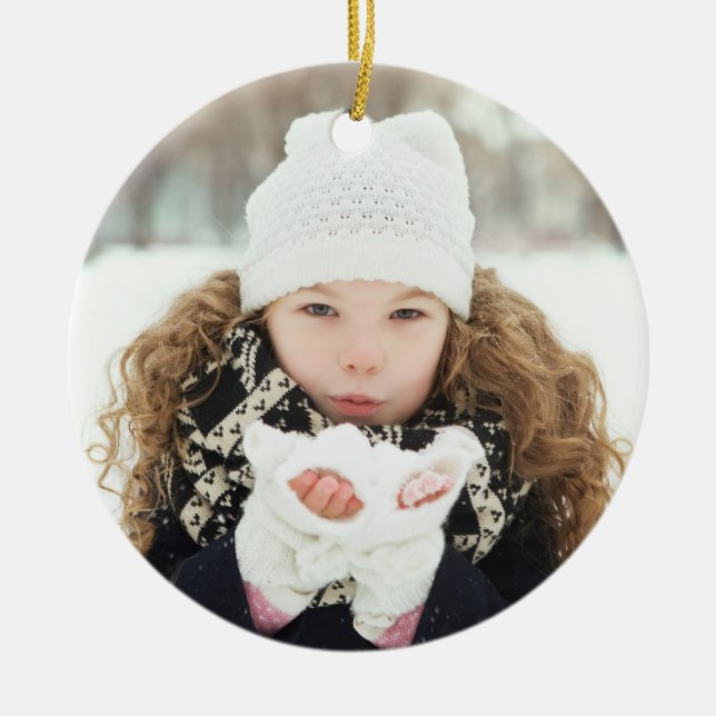 Retro Jingle And Mingle Christmas Checkerboard Red Keramik Ornament (Vorne)