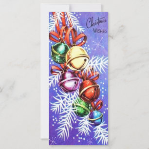 Retro Jingle Bells Weihnachtswünsche