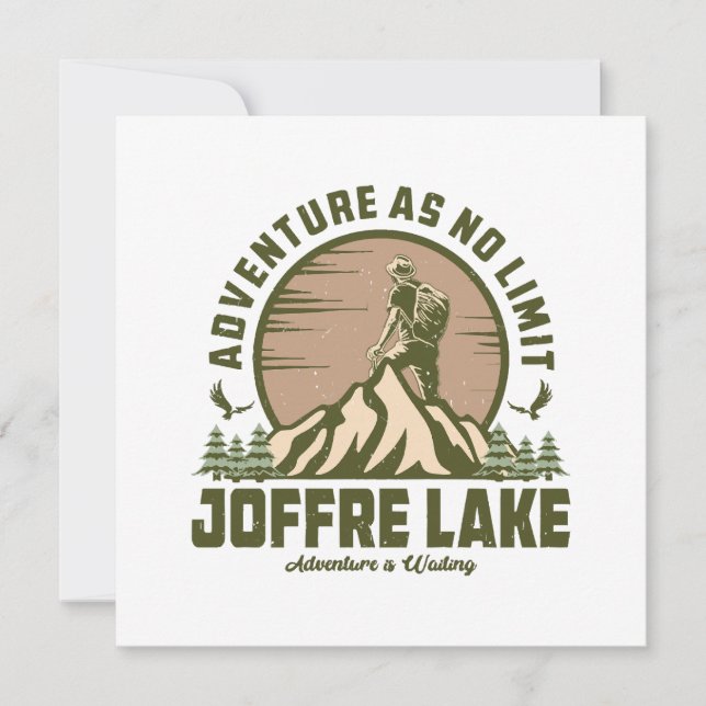 Retro Joffre Lake Wine (Vorderseite)