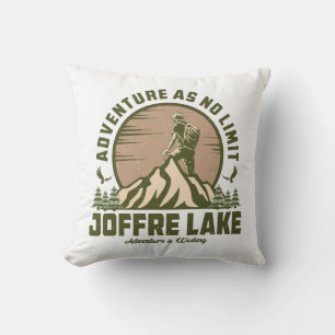 Retro Joffre Lake Wine Kissen