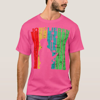 Retro-Jonglier-Design Vintage-Jonglierbälle Jongli T-Shirt