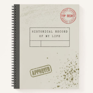 Retro-Journal-Notizbuch Notizbuch