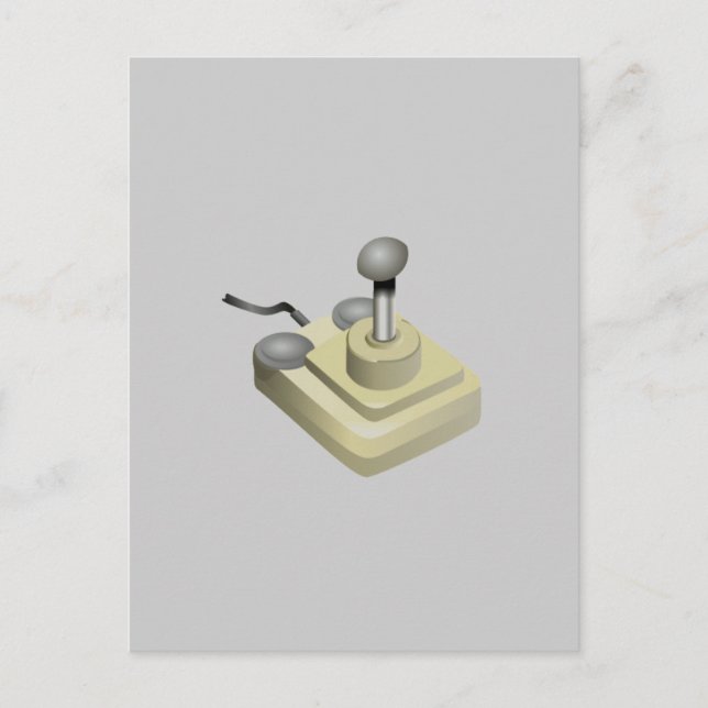 Retro Joysticks Postkarte (Vorderseite)