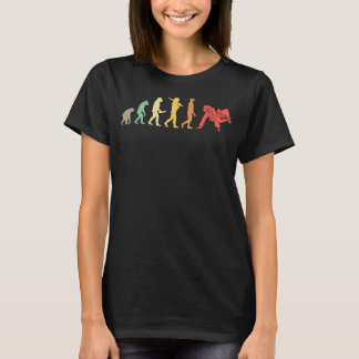 Retro Judo Evolution Geschenk für Judokas T-Shirt