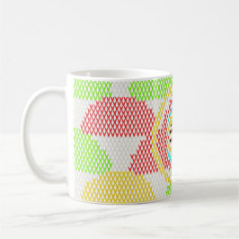 Retro-Jugendstil-Muster  Kaffeetasse