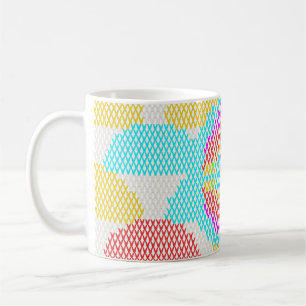 Retro-Jugendstil-Muster Kaffeetasse