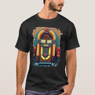 Retro Jukebox Nostalgic Vibes T-Shirt der 50er Jah